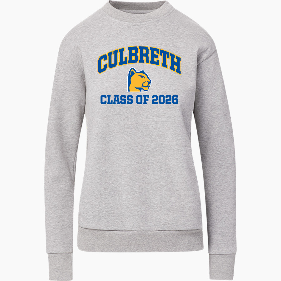 CULBRETH Cougars MV Sport Women's Raelynn Cloud Fleece Crew