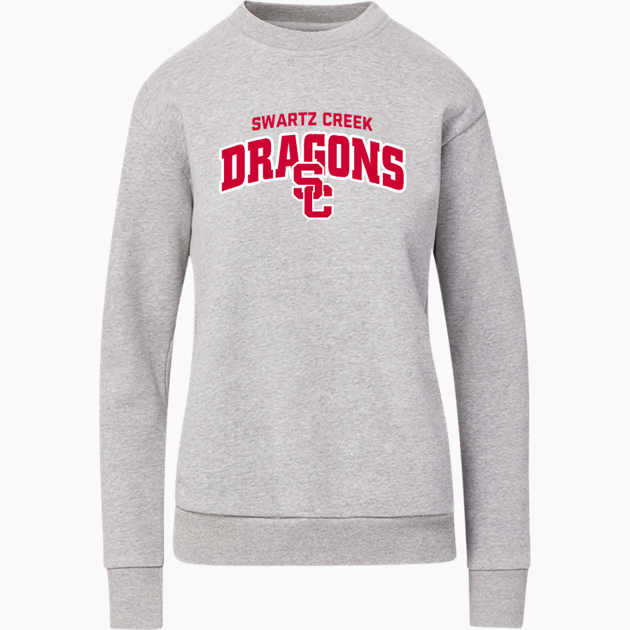 SWARTZ CREEK HIGH SCHOOL DRAGONS MV Sport Women's Raelynn Cloud Fleece Crew