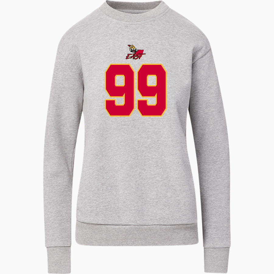 EAST IBERVILLE HIGH SCHOOL TIGERS <span class="pdp-name-mascot">EAST IBERVILLE TIGERS</span> MV Sport Women's Raelynn Cloud Fleece Crew