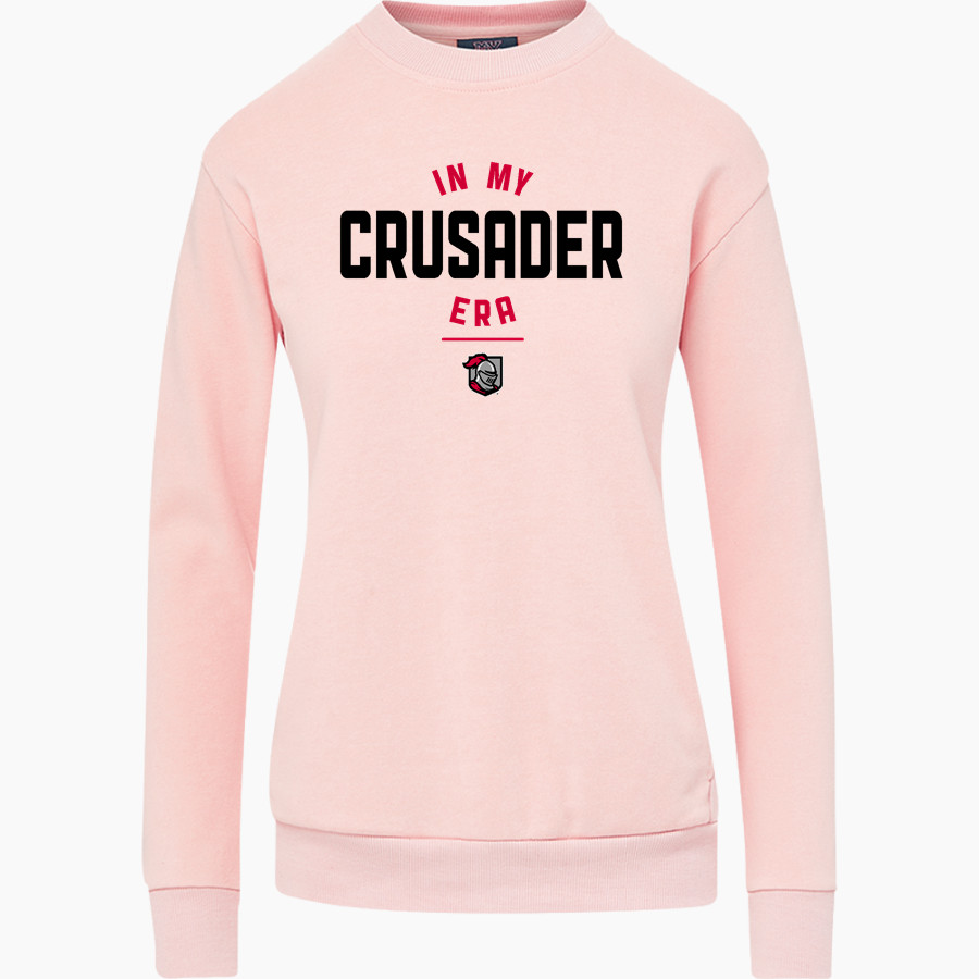 Belmont Abbey College The Official Store of the Crusaders MV Sport Women's Raelynn Cloud Fleece Crew
