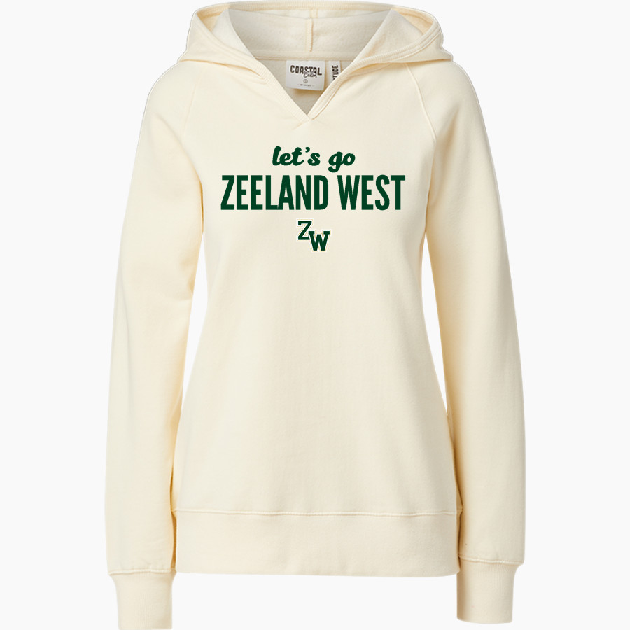 ZEELAND WEST HIGH SCHOOL Athletics <span class="pdp-name-mascot">ZEELAND WEST DUX</span> MV Sport Women's Coastal Color Hoodie