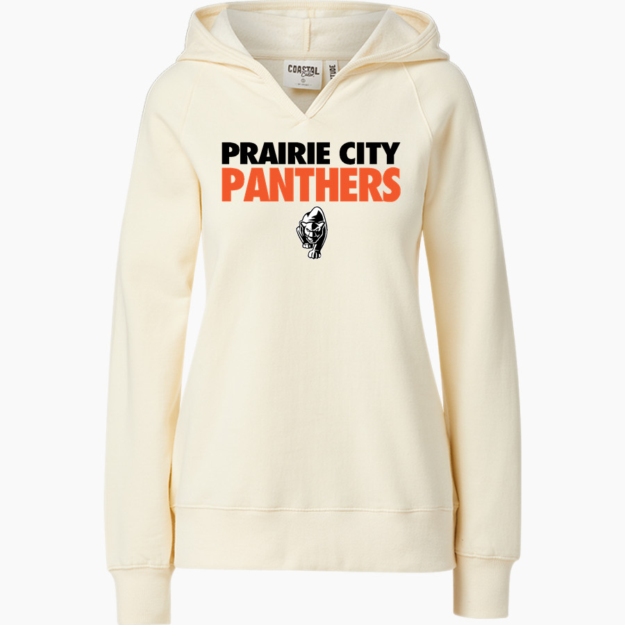 PRAIRIE CITY SCHOOL PANTHERS <span class="pdp-name-mascot">PRAIRIE CITY PANTHERS</span> MV Sport Women's Coastal Color Hoodie