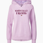 Scotts Valley Falcons MV Sport Women's Coastal Color Hoodie Front Thumbnail