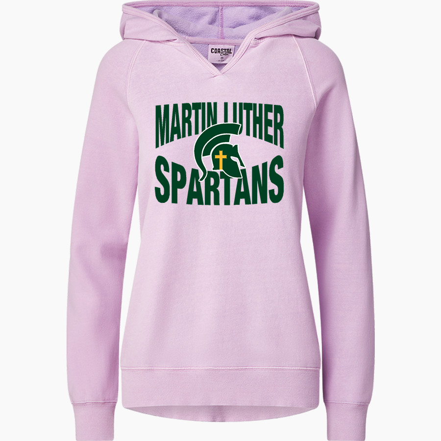 Martin Luther Spartans MV Sport Women's Coastal Color Hoodie