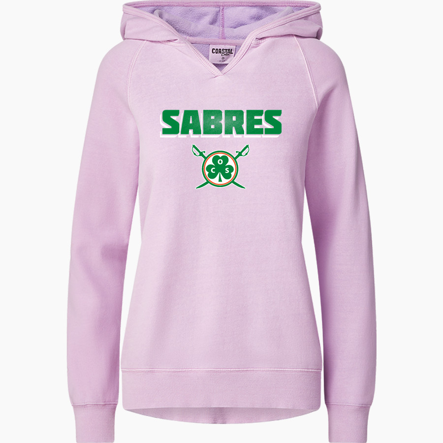 Communion of Saints School Sabres official sideline store MV Sport Women's Coastal Color Hoodie