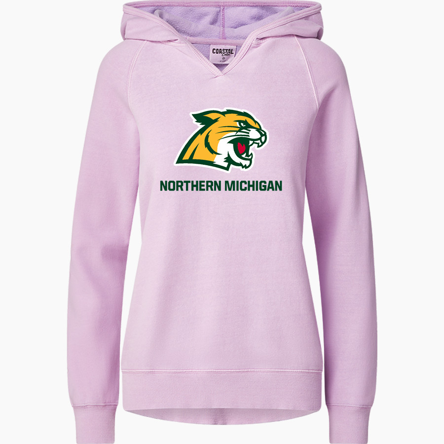 Northern Michigan Wildcats <span class="pdp-name-mascot">Northern Michigan Wildcats</span> MV Sport Women's Coastal Color Hoodie