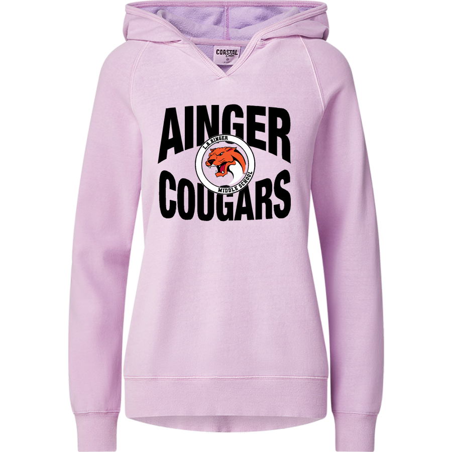 Ainger Cougars <span class="pdp-name-mascot">Ainger Cougars</span> MV Sport Women's Coastal Color Hoodie