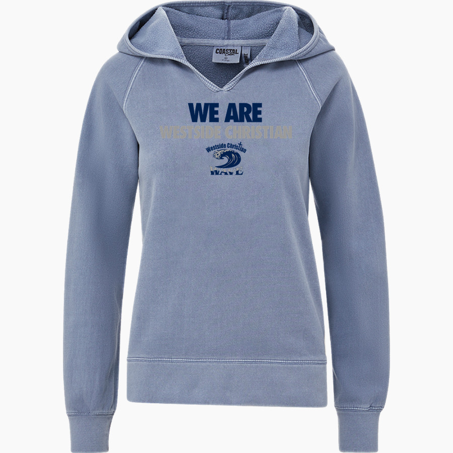 Westside Christian Wave <span class="pdp-name-mascot">Westside Christian Wave</span> MV Sport Women's Coastal Color Hoodie
