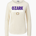 OZARK HIGH SCHOOL HILLBILLIES <span class="pdp-name-mascot">OZARK HILLBILLIES</span> MV Sport Women's Tori Slub Long Sleeve Tee Front Thumbnail