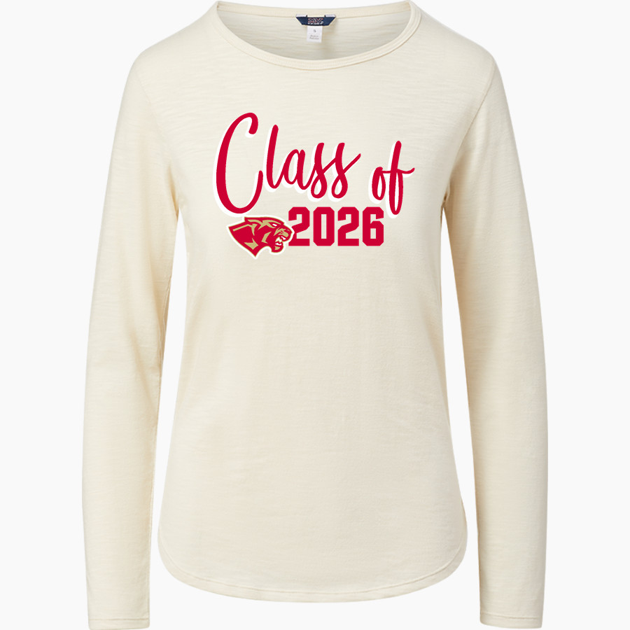 CANEY CREEK HIGH SCHOOL PANTHERS MV Sport Women's Tori Slub Long Sleeve Tee