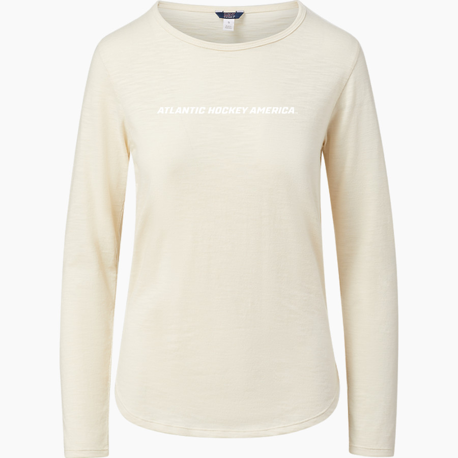 Atlantic Hockey Hockey <span class="pdp-name-mascot">Atlantic Hockey Association</span> MV Sport Women's Tori Slub Long Sleeve Tee