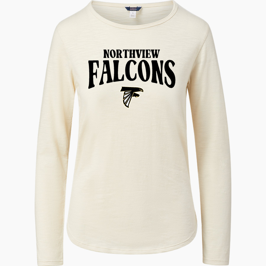 Northview Falcons <span class="pdp-name-mascot">Northview Middle School Falcons</span> MV Sport Women's Tori Slub Long Sleeve Tee