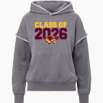 Au Gres-Sims HIGH SCHOOL WOLVERINES <span class="pdp-name-mascot">AU GRES - SIMS WOLVERINES</span> MV Sport Women's Mood & Vibe Teegan Crafty Hoodie Front Thumbnail