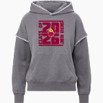 Sacred Heart Tigers <span class="pdp-name-mascot">Sacred Heart of Jesus Tigers</span> MV Sport Women's Mood & Vibe Teegan Crafty Hoodie Front Thumbnail