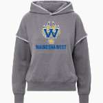 WAUKESHA WEST HIGH SCHOOL WOLVERINES <span class="pdp-name-mascot">WAUKESHA WEST WOLVERINES</span> MV Sport Women's Mood & Vibe Teegan Crafty Hoodie Front Thumbnail