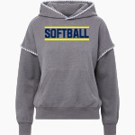 Cohasset Hull Softball MV Sport Women's Mood & Vibe Teegan Crafty Hoodie Front Thumbnail