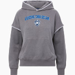 LUSTRE CHRISTIAN HIGH SCHOOL LIONS <span class="pdp-name-mascot">LUSTRE CHRISTIAN LIONS</span> MV Sport Women's Mood & Vibe Teegan Crafty Hoodie Front Thumbnail
