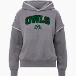 Mid-Pacific Owls <span class="pdp-name-mascot">Mid-Pacific Owls</span> MV Sport Women's Mood & Vibe Teegan Crafty Hoodie Front Thumbnail