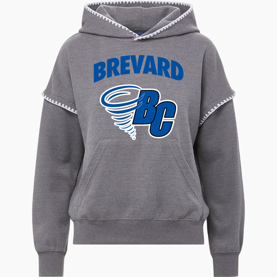 Brevard College Tornados Online Store <span class="pdp-name-mascot">Brevard Tornados</span> MV Sport Women's Mood & Vibe Teegan Crafty Hoodie