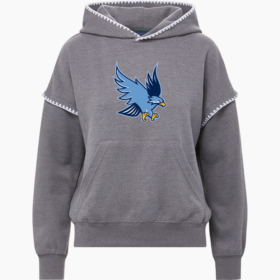 Roger Williams University Hawks MV Sport Women's Mood & Vibe Teegan Crafty Hoodie