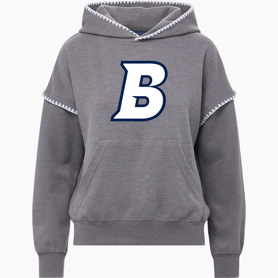 Brandeis Judges Online Store <span class="pdp-name-mascot">Brandeis Judges</span> MV Sport Women's Mood & Vibe Teegan Crafty Hoodie