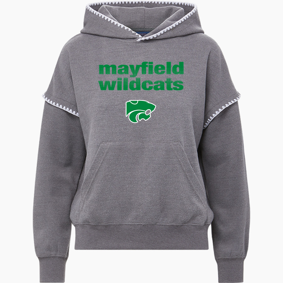 MAYFIELD HIGH SCHOOL WILDCATS MV Sport Women's Mood & Vibe Teegan Crafty Hoodie