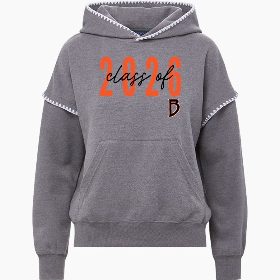 BURLINGTON HIGH SCHOOL DEMONS <span class="pdp-name-mascot">BURLINGTON DEMONS</span> MV Sport Women's Mood & Vibe Teegan Crafty Hoodie
