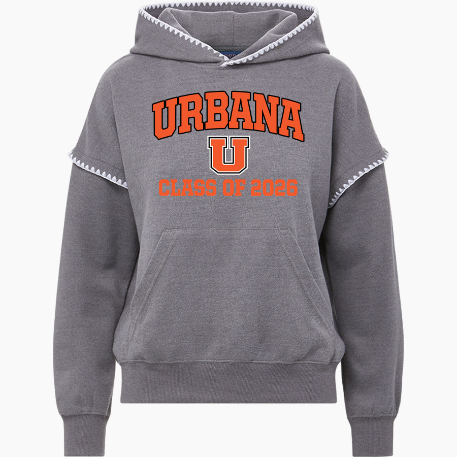 URBANA HIGH SCHOOL TIGERS <span class="pdp-name-mascot">URBANA TIGERS</span> MV Sport Women's Mood & Vibe Teegan Crafty Hoodie