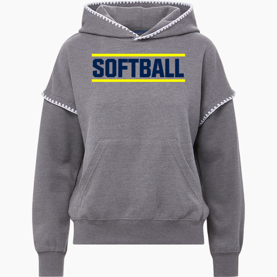 Cohasset Hull Softball MV Sport Women's Mood & Vibe Teegan Crafty Hoodie