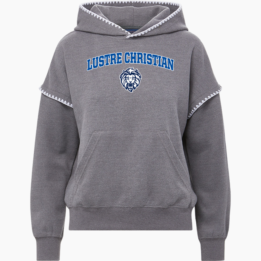 LUSTRE CHRISTIAN HIGH SCHOOL LIONS <span class="pdp-name-mascot">LUSTRE CHRISTIAN LIONS</span> MV Sport Women's Mood & Vibe Teegan Crafty Hoodie