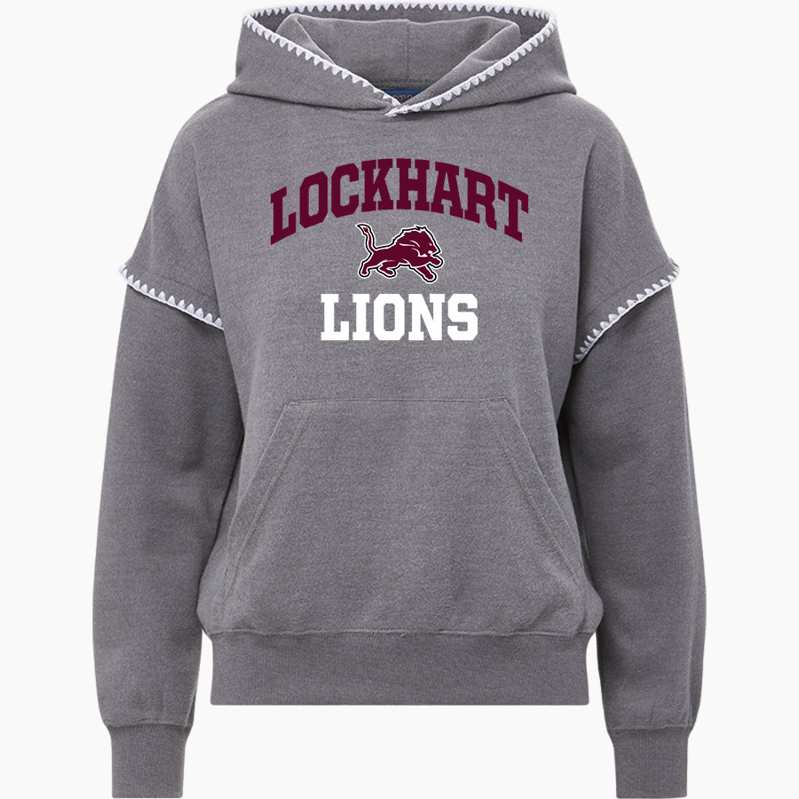 LOCKHART HIGH SCHOOL LIONS <span class="pdp-name-mascot">LOCKHART LIONS</span> MV Sport Women's Mood & Vibe Teegan Crafty Hoodie