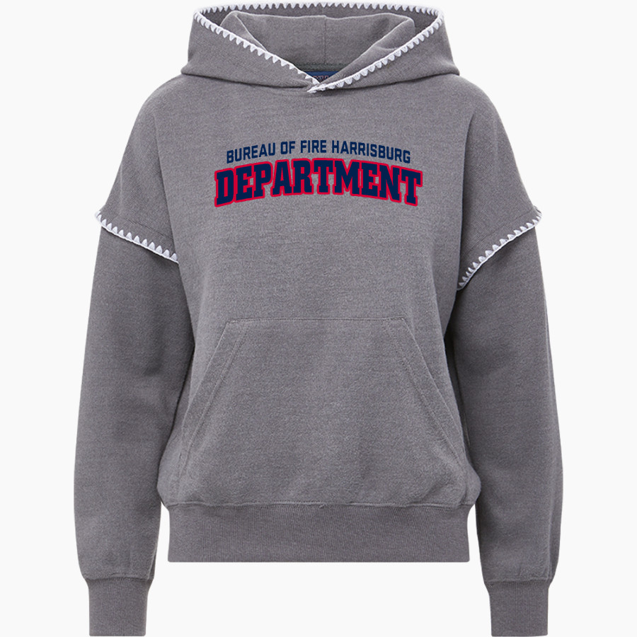 Bureau Of Fire Harrisburg Department <span class="pdp-name-mascot">Bureau Of Fire Harrisburg Department</span> MV Sport Women's Mood & Vibe Teegan Crafty Hoodie