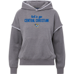 Central Christian Tigers <span class="pdp-name-mascot">Central Christian College Tigers</span> MV Sport Women's Mood & Vibe Teegan Crafty Hoodie Front Thumbnail