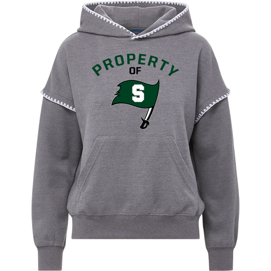 Shelton State Bucs <span class="pdp-name-mascot">Shelton State Community College Bucs</span> MV Sport Women's Mood & Vibe Teegan Crafty Hoodie