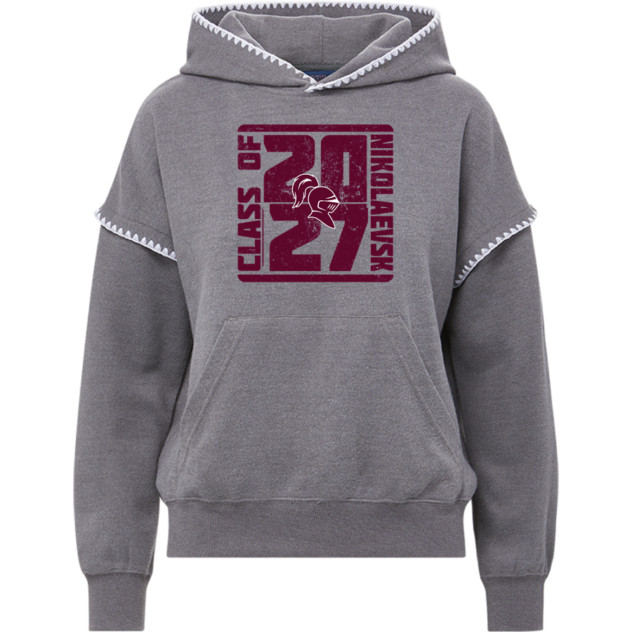 Nikolaevsk Warriors <span class="pdp-name-mascot">Nikolaevsk School Warriors</span> MV Sport Women's Mood & Vibe Teegan Crafty Hoodie
