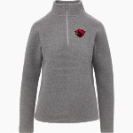 WashU Online Store <span class="pdp-name-mascot">Washington University Bears</span> MV Sport Women's Zelda Zig Zag 1/4 Zip Pullover Front Thumbnail