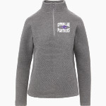 Cypress Lake Panthers MV Sport Women's Zelda Zig Zag 1/4 Zip Pullover Front Thumbnail