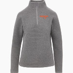 Tusculum University Pioneer Athletics <span class="pdp-name-mascot">TUSCULUM Pioneers</span> MV Sport Women's Zelda Zig Zag 1/4 Zip Pullover Front Thumbnail