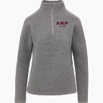 ARP HIGH SCHOOL TIGERS <span class="pdp-name-mascot">ARP TIGERS</span> MV Sport Women's Zelda Zig Zag 1/4 Zip Pullover Front Thumbnail