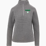 Salem University Tigers <span class="pdp-name-mascot">TIGERS</span> MV Sport Women's Zelda Zig Zag 1/4 Zip Pullover Front Thumbnail