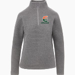Plainfield East Bengals <span class="pdp-name-mascot">Plainfield East</span> MV Sport Women's Zelda Zig Zag 1/4 Zip Pullover Front Thumbnail