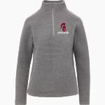 SPRINGFIELD SPARTANS The Online Store MV Sport Women's Zelda Zig Zag 1/4 Zip Pullover Front Thumbnail