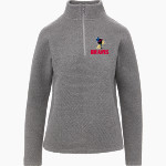 SMITHVILLE HIGH SCHOOL BRAVES <span class="pdp-name-mascot">SMITHVILLE BRAVES</span> MV Sport Women's Zelda Zig Zag 1/4 Zip Pullover Front Thumbnail