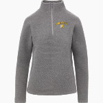 Rochester YellowJackets <span class="pdp-name-mascot">University of Rochester Athletics</span> MV Sport Women's Zelda Zig Zag 1/4 Zip Pullover Front Thumbnail