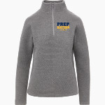 Devon Prep <span class="pdp-name-mascot">Devon Tide</span> MV Sport Women's Zelda Zig Zag 1/4 Zip Pullover Front Thumbnail