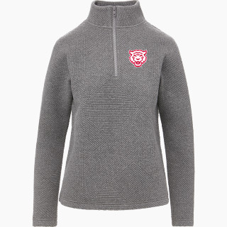 MV Sport Women's Zelda Zig Zag 1/4 Zip Pullover