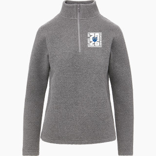 MV Sport Women's Zelda Zig Zag 1/4 Zip Pullover