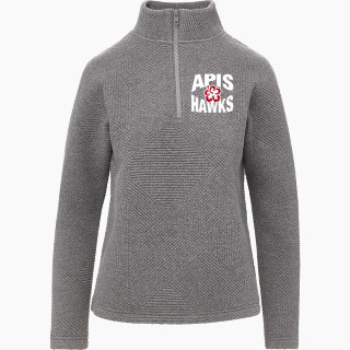 MV Sport Women's Zelda Zig Zag 1/4 Zip Pullover