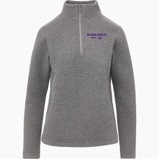 MV Sport Women's Zelda Zig Zag 1/4 Zip Pullover