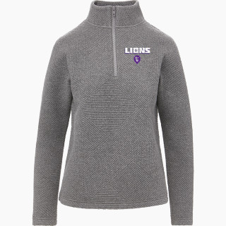 MV Sport Women's Zelda Zig Zag 1/4 Zip Pullover